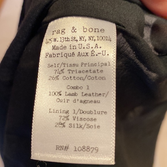 NWOT RAG & BONE blk top - Picture 11 of 11